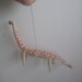 Spun Cotton Dinosaur Elizabeth Pahls pink dots