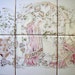 CERAMIC TILE MURAL--Ancient Greeks 22k gold--FREE SHIPPING