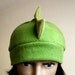 Green Fleece Dino Spike Children's Hat