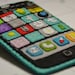 Handmade felt iPhone case--tro. turquoise