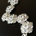 Reserved for kmckevitt - Bridal Cushion Cut Cubic Zirconia and Sterling Silver Bracelet - Itzel B3