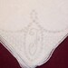 Vintage Initial F Hanky Hankie Handkerchief with Hand Embroidery