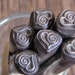 Romazone exclusive Sassy heart Spiral steel stamps -