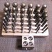 38 pc Steel Dapping set size 3.5mm - 25mm Nice set