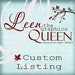 custom listing for Darcy