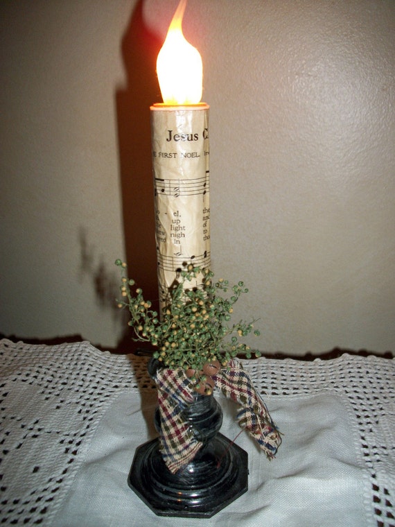 Primitive Electric Candle Stick Christmas Silicone Bulb