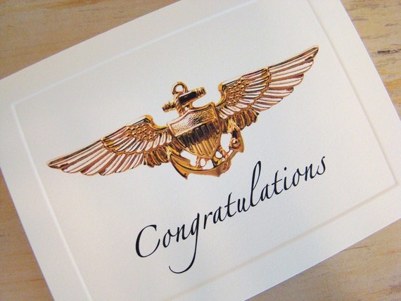 Congratulations Naval Aviator / Marine Pilot by patrioticpapers