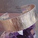 Sterling Wide Zen Cuff