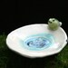 trinket dish- happy frog - candle holder
