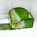 Stained Glass Business Card Holder - Green Flash 2