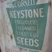 Antique Old Heavy Muslin or Hemp Grain Sack or Bag KEYSTONE SEEDS