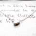 valentines day gift - BELOVED - tiny heart as a reminder to enjoy the little things - Beautiful (and) Simple Gift - Handmade By Simag