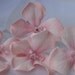 Pink Hydrangea Hairpins with Rhinestones (Set of 4)