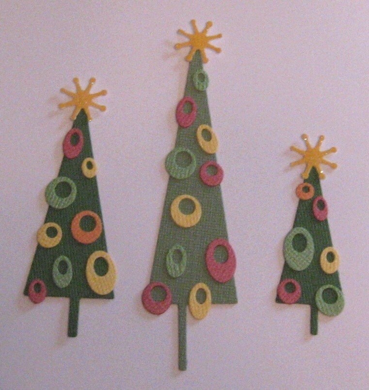 christmas tree die cut paper piecings by craftyamber on etsy christmas tree die cut paper piecings by craftyamber on etsy