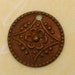 Small Flower Charm Vintage Patina Trinity Brass 4 Pc. VP119