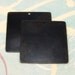 Large Square Vintaj Arte Metal Black Blank 2 Pc. V54