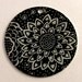 Dahlia Flower Lillypilly Aluminum Disk Pendant LP07