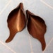 Calla Lily Pendant Vintage Patina Trinity Brass 2 Pc. VP128
