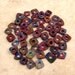 Mykonos Greek Ceramic Beads Little Chip Melitzania 50 Pieces M45
