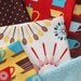 5 fat quarters Happy Home fabric from Robert Kaufman Retro Kitchen