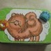 Fluffy Pomeranian Note Tin, Cute Tampon Case, or Business Card Wallet, Spitz,