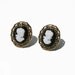 Victorian Cameo Earrings, Vintage Inspired Studs