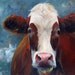 Cow Painting Carmen 20x24 Original Painting