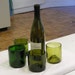 Stemless wine glasses made from recycled wine bottles with FIRE POLISHED RIMS