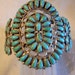 SALE Navajo Zuni Turquoise Bracelet - BIG- Very Old Pawn Sterling And Turquoise - 7.5 Native American Handmade