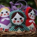 Russian Doll Matryoshka Lavender Babushka filled with organic lavender from my garden