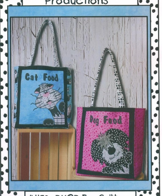 Dog Cat Tote Bag Pattern