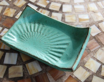 Soap Dish in Turquoise - Made to Order