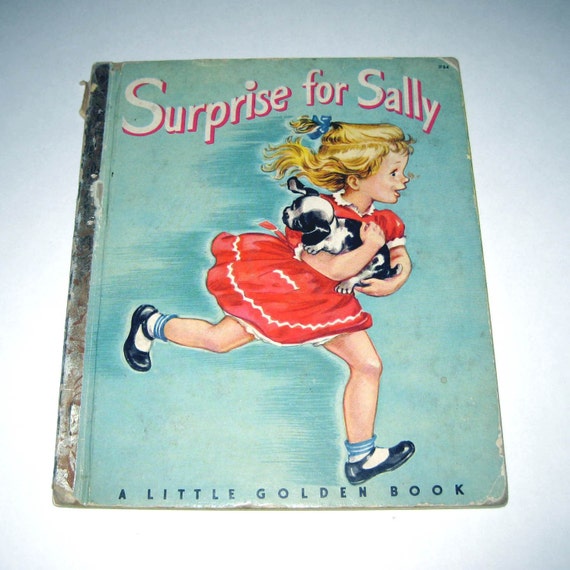 Vintage 1950s Childrens Little Golden Book by grandmothersattic