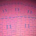 Vintage 1950s Pink and Blue Stork Bingo Cards Lot of 8