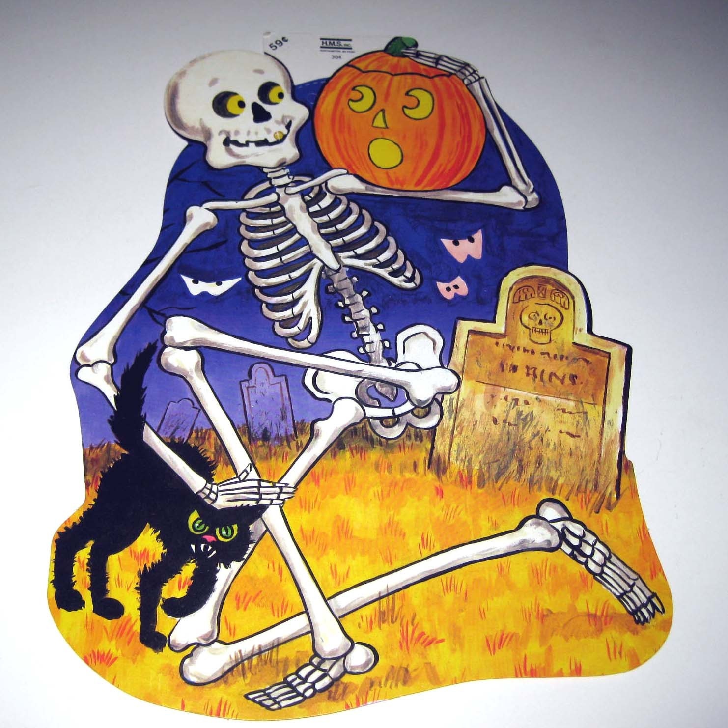 RESERVED FOR JAYPINK22 Vintage Halloween Die Cut Decoration
