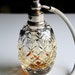 Vintage Cut Lead Crystal Perfume Atomizer
