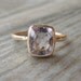 Ballerina Ring, 14k Gold and Morganite , Deposit payment