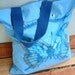 Blue Butterfly Tote Bag