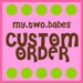 CUSTOM ORDER -- Single Name OVAL Vinyl Labels - 15 sets of 15 qty