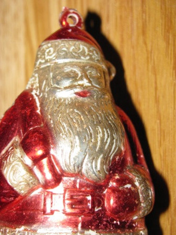 1940's Santa Ornament Bradford Novelty by TheIDconnection on Etsy