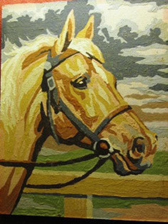 horse paint by numbers horse country cowboys indians