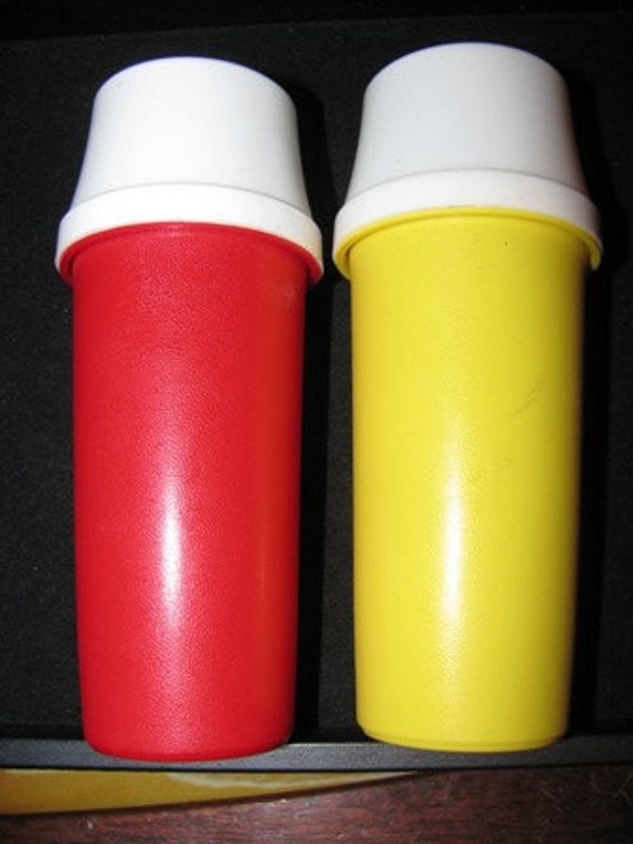 Items similar to Tupperware Kitchen 1960's Vintage Condiment dispensers