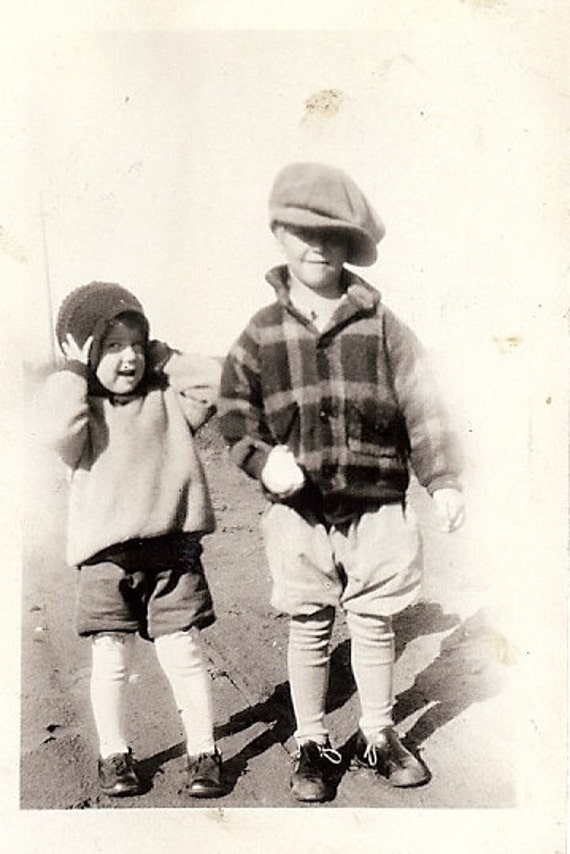 Items similar to Vintage Photograph, Boys, Brothers, Best Friends ...