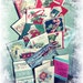 Vintage 1940's Christmas Greeting Cards, Holiday Artwork, Christian Religious Faithful American pure Americana 21 cards, Lot 4