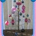 1950's Glass Ornaments, Pretty Pink & Blue Bulbs, Space Age, Mercury Bulbs, X-Mas Tree Decorations, Atomic Holiday Lot 11 88H