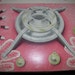 1960's Christmas Tree Stand, original box retro 60's Holiday nostalgia, Deluxe Tree Stand, White