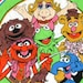 1988 Muppets Handkerchief, Hankie, Comics, Kermit, Ms. Piggy, The Gang, Jim Henson