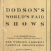 1924 Dodson's World's Fair Shows Event Card, Route Card and Mail List, Minstrel Show, Land of Oz, Ferris Wheel 70H