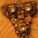 Brooch, Pin, Vintage Paul Sargent 24KP, Art Deco Period, Missing Stones, Signed Piece