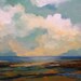 ASHORE, oil, original painting, 8x10 on canvas panel,100% charity donation, wall decor